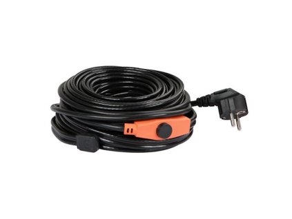 Vykurovací kábel s termostatom 3-13 °C 230 V PG 08, 8 metrov, 128 W