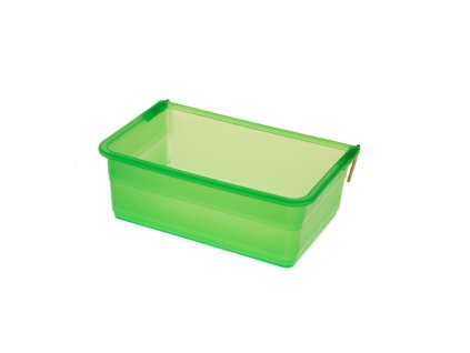 Kŕmidlo/napájačka 1400 ml, zelená, závesná na klietku