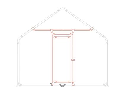 Súprava dverí k výbehom 4x3x2, 6x3x2 a 8x3x2 m