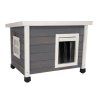 2760 bouda pro kocky kerbl rustica seda 01
