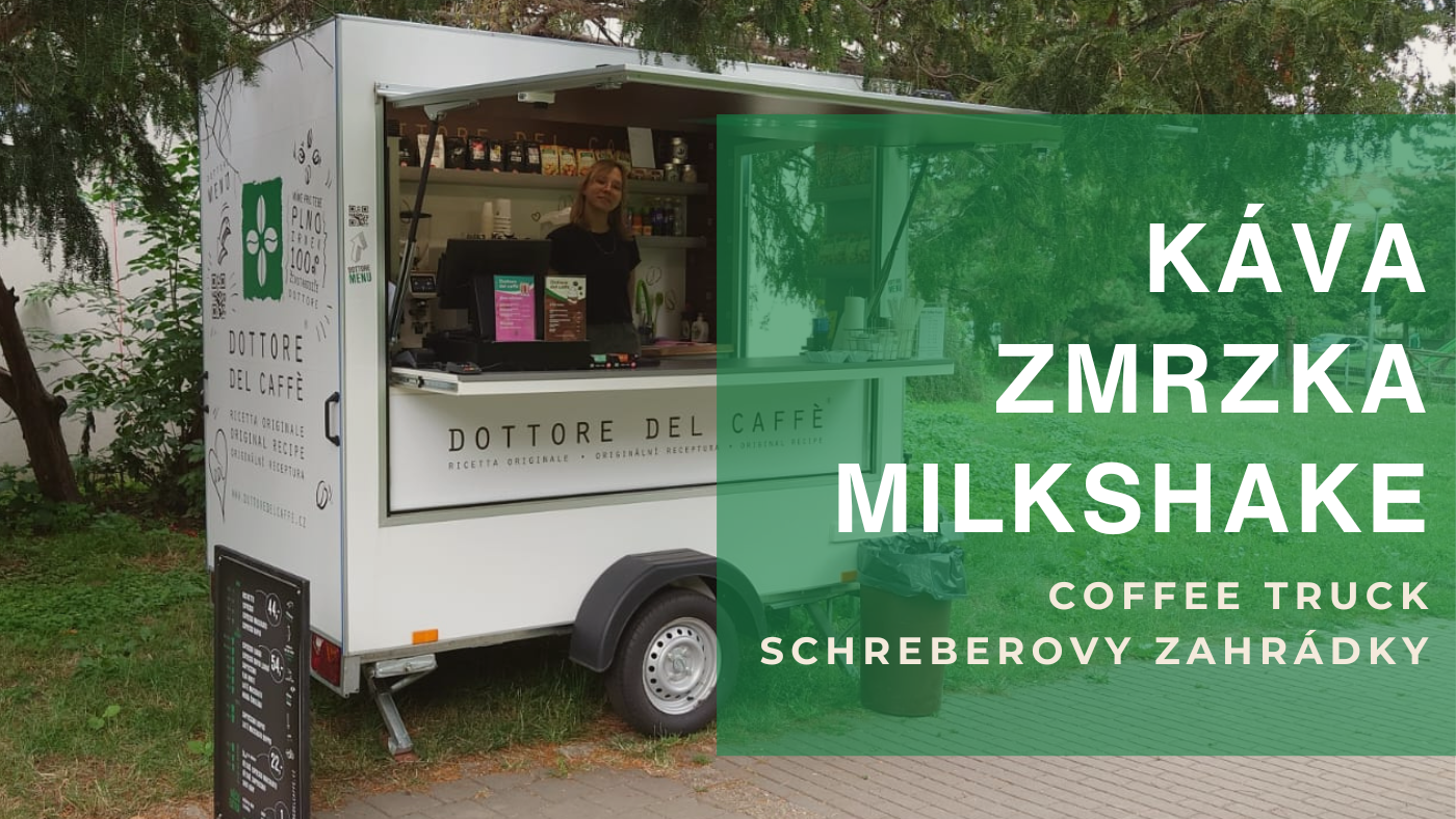 Otevření Coffee Trucku v parku: Italská káva, zmrzlina, milkshaky a radost pro děti