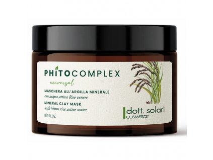 phitocomplex maschera argilla minerale 500 ml dott solari