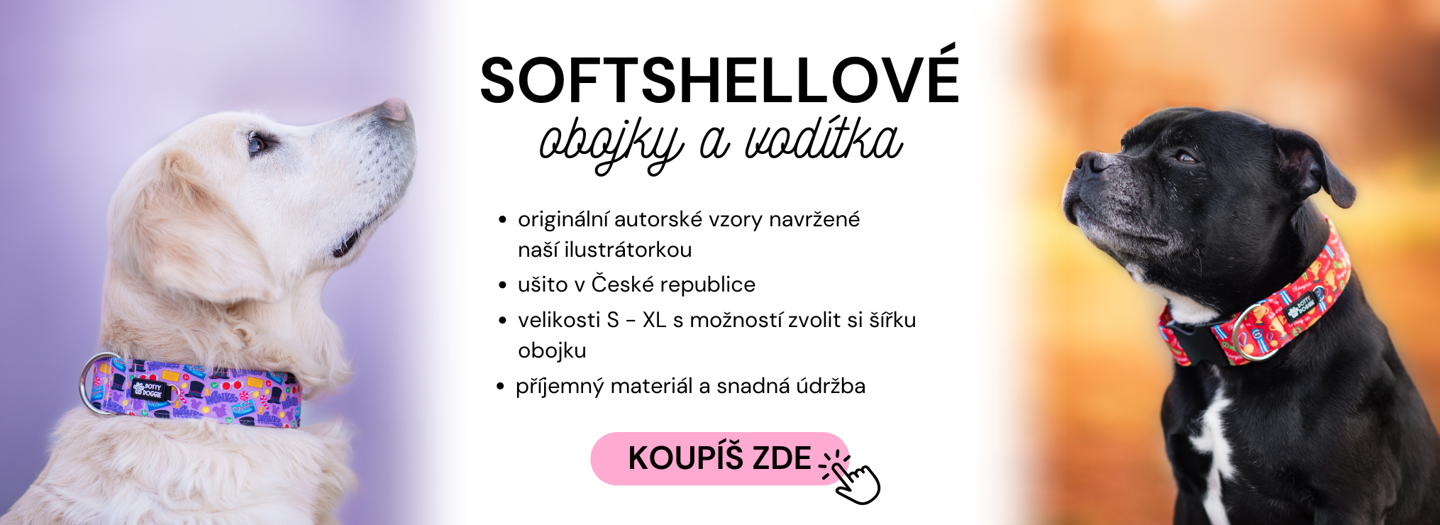 Obojky a vodítka