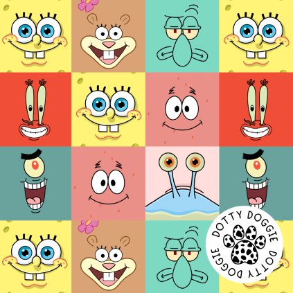 DottyDoggie.cz - postroj SPONGEBOB