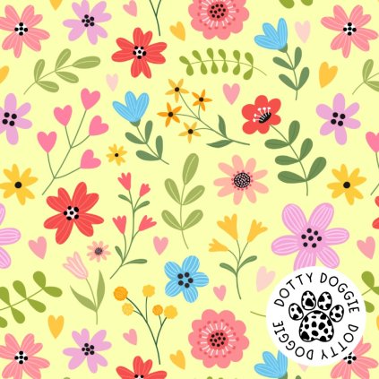 DottyDoggie.cz - deka LUČNÍ KVÍTÍ