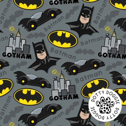 DottyDoggie.cz - polostahovací obojek BATMAN