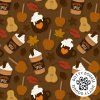 DottyDoggie.cz - polostahovací obojek PUMPKIN SPICE
