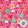 DottyDoggie.cz - cestovní deka MERRY PINKMAS