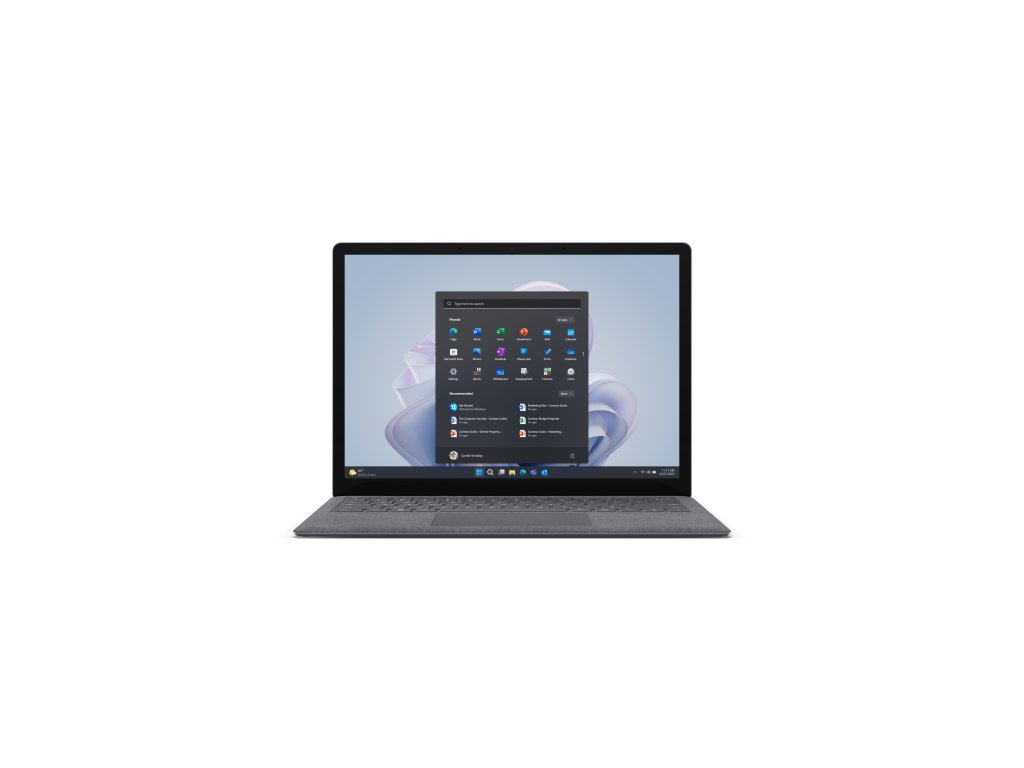 SUR23 COMMR Surface Laptop 5 Front Platinum RGBm