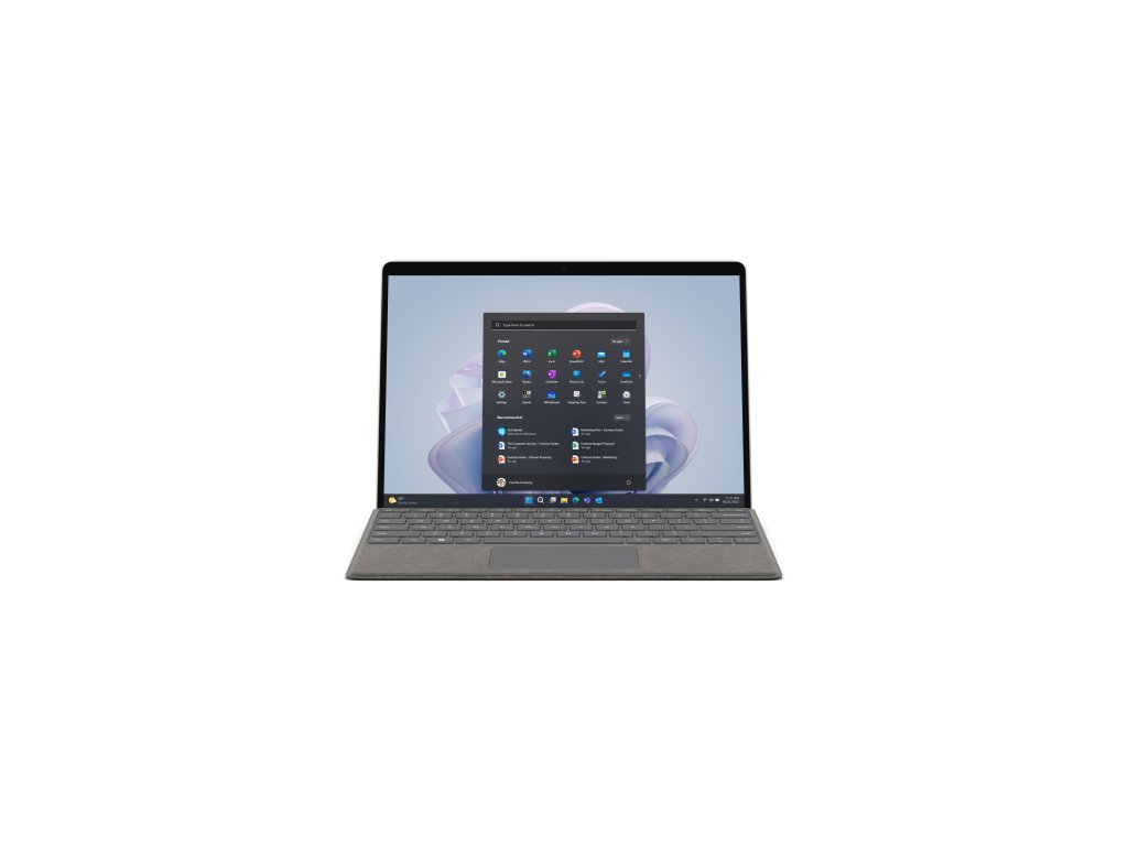 SUR23 COMMR Surface Pro 9 Front Platinum RGBm