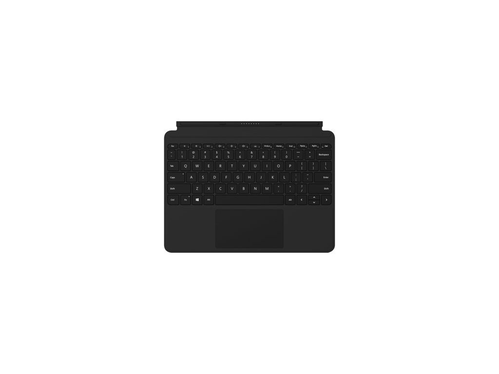 Microsoft Surface Go Type Cover - Klávesnica - s trackpad, akcelerometr - podsvietená - česká/slovenská - čierna