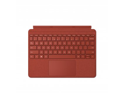 Microsoft Surface Go Type Cover - Klávesnica - podsvietená - anglická - červená