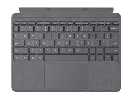 Microsoft Surface Go Type Cover - Klávesnice - s trackpad, akcelerometr - podsvietená - anglická - světlý uhel - komerčný - pro Surface Go, Go 2