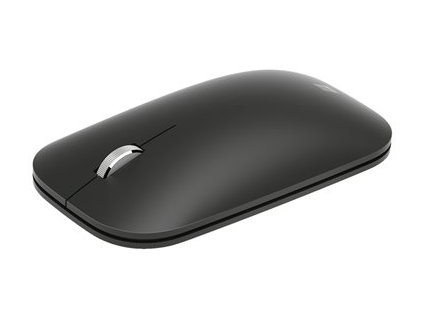Microsoft Modern Mobile Mouse - Myš - optická - 3 tlačidla - bezdrôtová - Bluetooth 4.2 - čierna KTF-00014