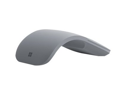 Microsoft Surface Arc Mouse - Myš - optický - 2 tlačítka - bezdrátový - Bluetooth 4.1 - světle šedá - pro Surface Studio 2+ for Business