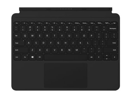 Microsoft Surface Go Type Cover - Klávesnica - s trackpad, akcelerometr - podsvietená - medzinárodná angličtina - čierna