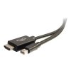C2G 6ft Mini DisplayPort to HDMI Adapter Cable - Mini DP Male to HDMI Female - Black - Kabel adaptéru - kompatibilní s TAA - Mini DisplayPort (M) do HDMI (M) - 2 m - černá