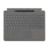 Microsoft Surface Pro Signature Keyboard - Klávesnice - s akcelerometr, touchpad, zásobník pro nabíjení a skladování Surface Slim Pen 2 - QWERTY - anglická - platina - s Slim Pen 2
