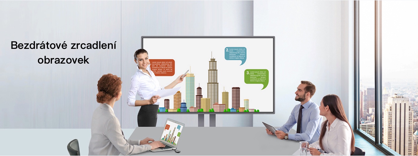 Bezdrátové zrcadlení obrazovek