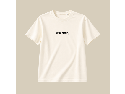 Dámske tričko (off white) - Cool mama