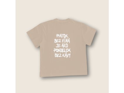 mokrý piesok piatok bez vína biely