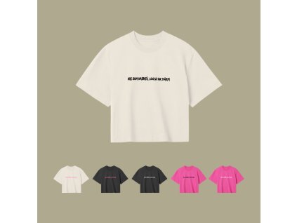 Crop top - Nie som nasratá, len sa tak tvárim (mini)