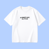 Oversized UNISEX tričko (biela) - My favorite people call me dad