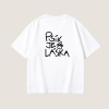 Oversized UNISEX tričko (biela) - Psík je láska