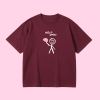 Oversized UNISEX tričko (cherry) - NIEČO TI SPADLO