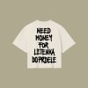 Crop top - Need money for letenka do prdele