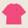 Oversized UNISEX Tričko (ružová) - Ak som až príliš, nájdi si menej