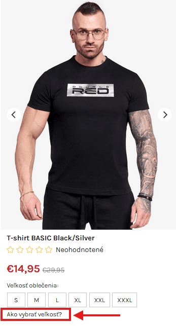 Ako si vybrať veľkosť – mobile