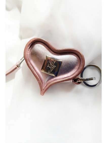 FINE PINK HANDMADE KEYBAG GENUINE LEATHER