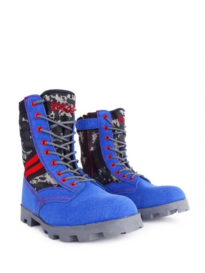 Boots Grey/Blue Crazy Army Color