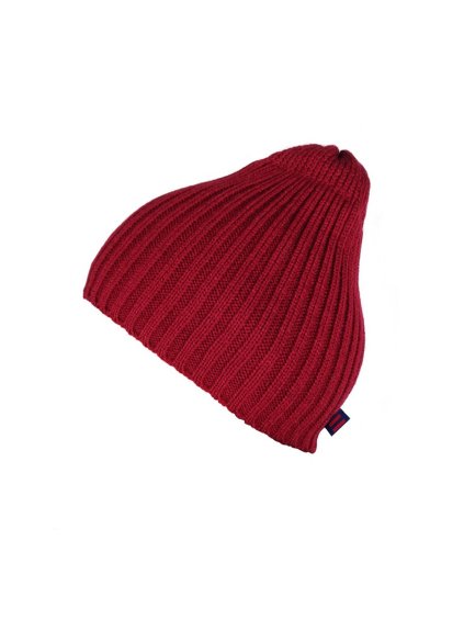 DR Knit Beanie Hat Bordeaux