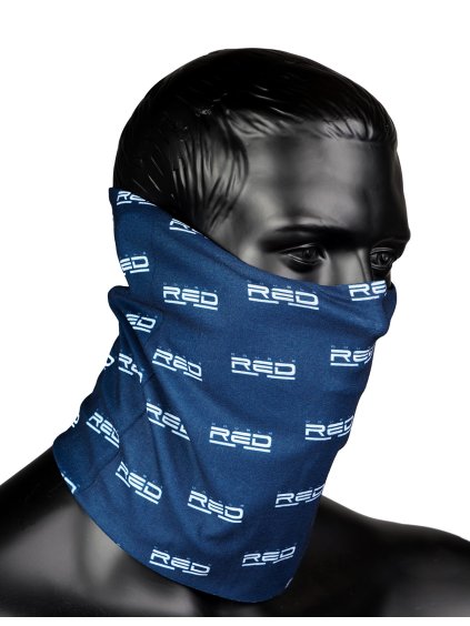 RED SQUAD Snood Full Logo Blue