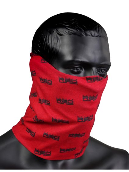RED SQUAD Snood Full Logo Red