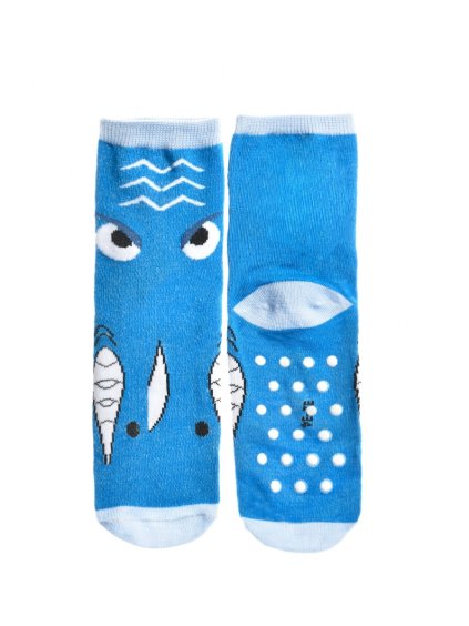 KID Fun Antislip Socks Blue Rhino