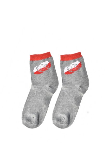KID Fun Socks Grey Soccer