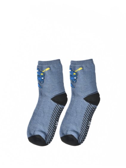 KID Fun Socks Blue Car