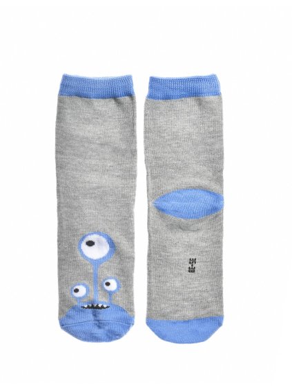 KID Fun Socks Blue / Grey Monster