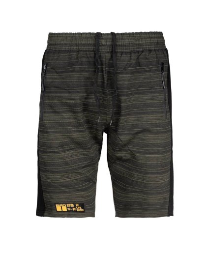 Shorts Kung-Fu Master Stripes Green