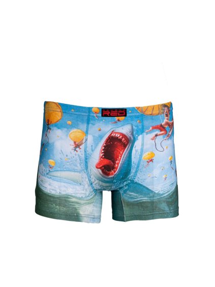 2FUN Boxers Mad Shark Blue