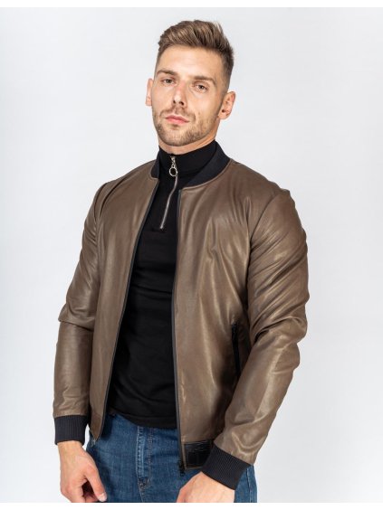 SOPRANO Leather Jacket Brown