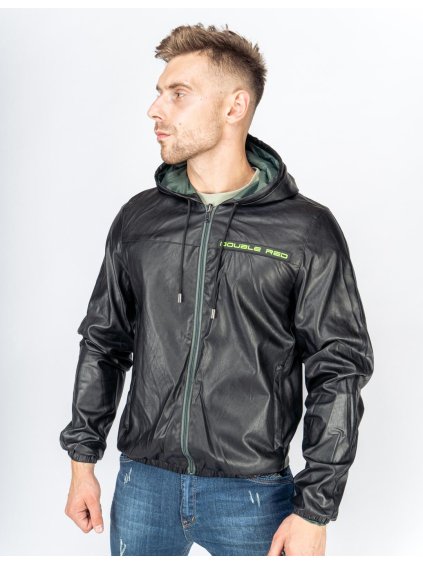 SHADE Leather Jacket 3D Logo Black