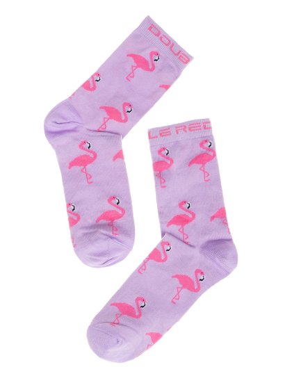 DOUBLE FUN Socks Flamengo Purple