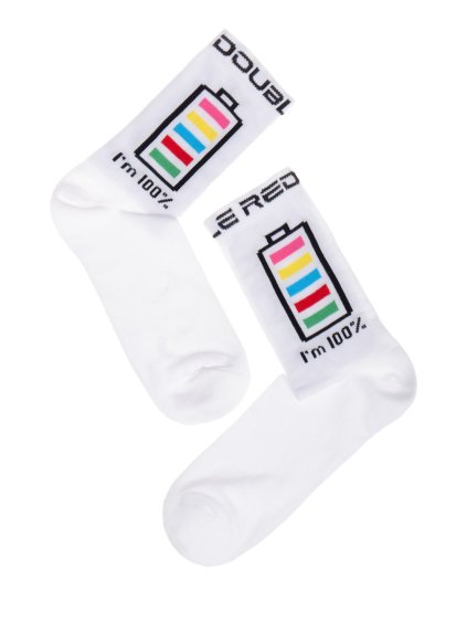 DOUBLE FUN Socks Iam 100