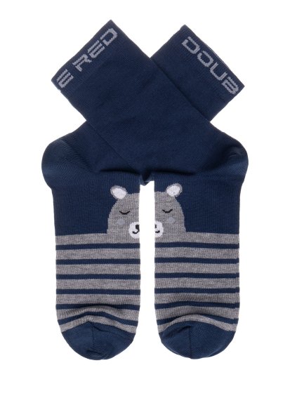 DOUBLE FUN Socks Sleeping Teddy