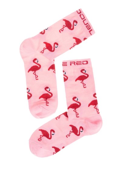 DOUBLE FUN Socks Flamengo Pink