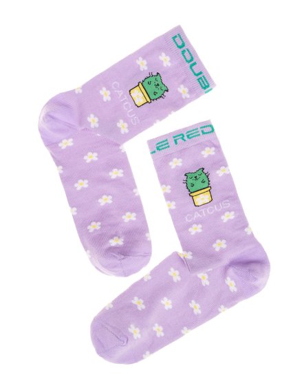 DOUBLE FUN Socks Catcus